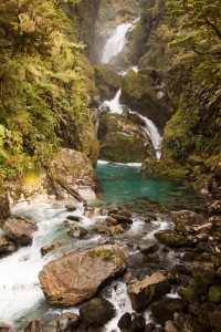 MacKay Falls, Milford Track, Fiordland National Park