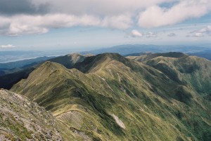 Mt Hector (1529 metres), Southern Tararuas (view from summit looking south)