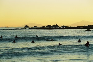 Surfers, Houghton Bay, Wellington South Coast
